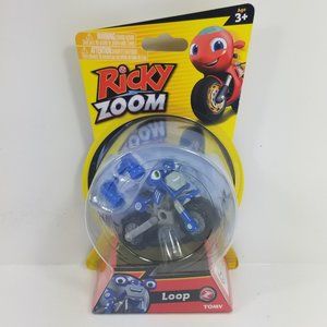 Ricky the Blue Loop Rescue Bike Action Figure with Stand New, Sealed!